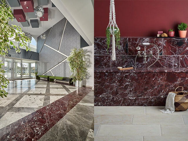 Đá Marble ( Cẩm Thạch ) Rosso Levanto New
