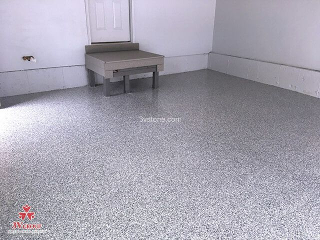 Đá hoa cương White Platinum ốp sàn