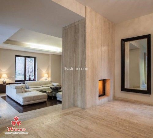 Đá Silver Travertine ốp tường, ốp sàn